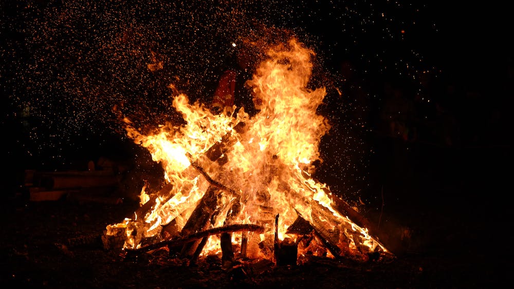 Lohri bonfire